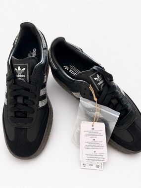 Adidas Samba Black Crystal Rhinestone Custom Women’s 6.5 New No Box